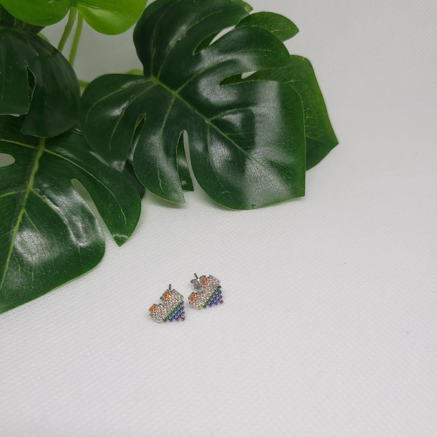 Colorful Heart Earrings