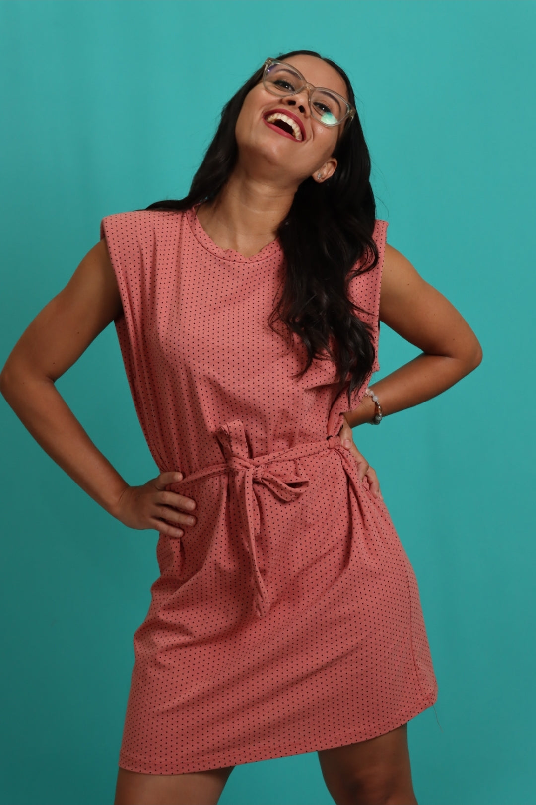 Knitted Shoulder Dress