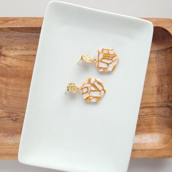 Roxy Earrings - Pumpkin Spice