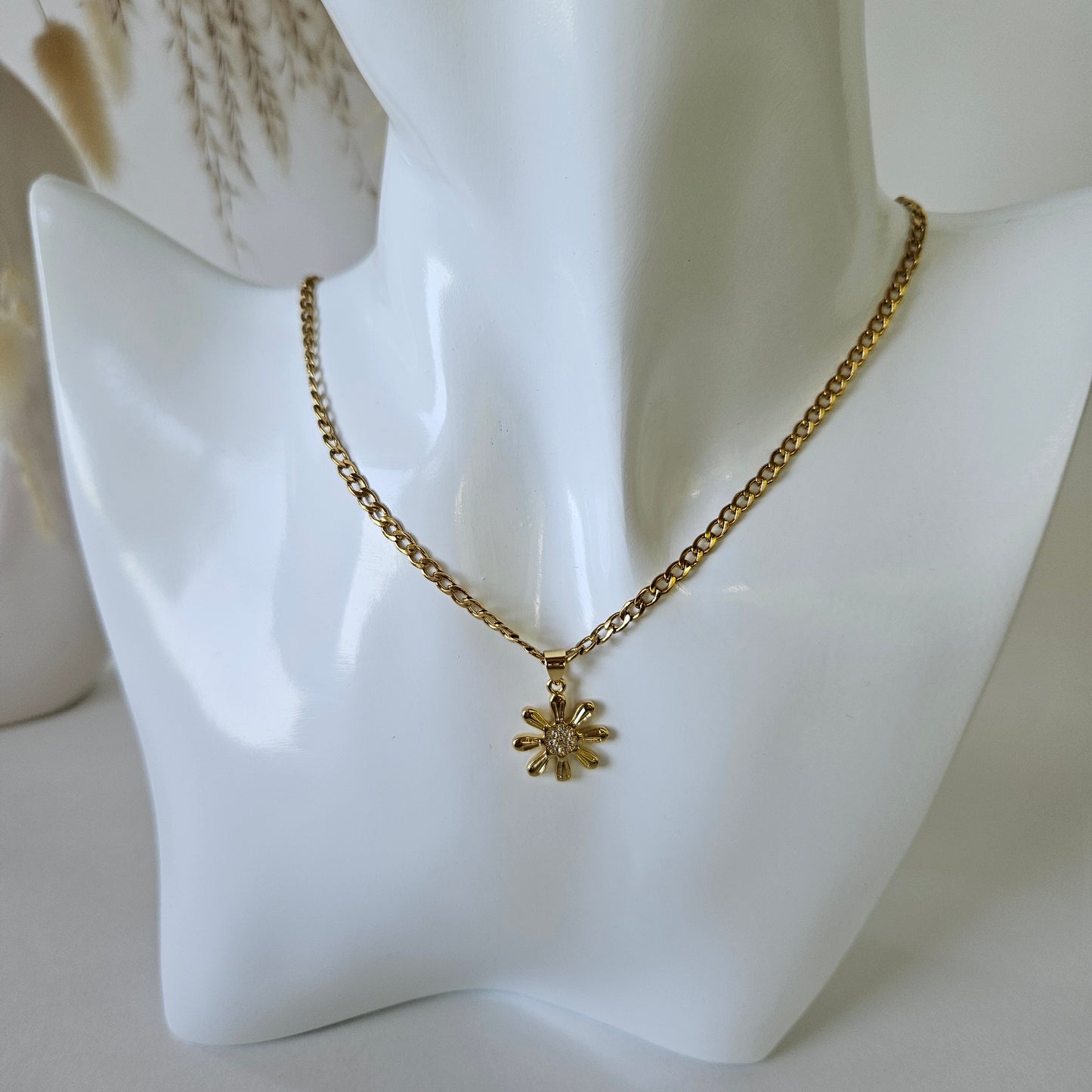 Floral Charm Necklace