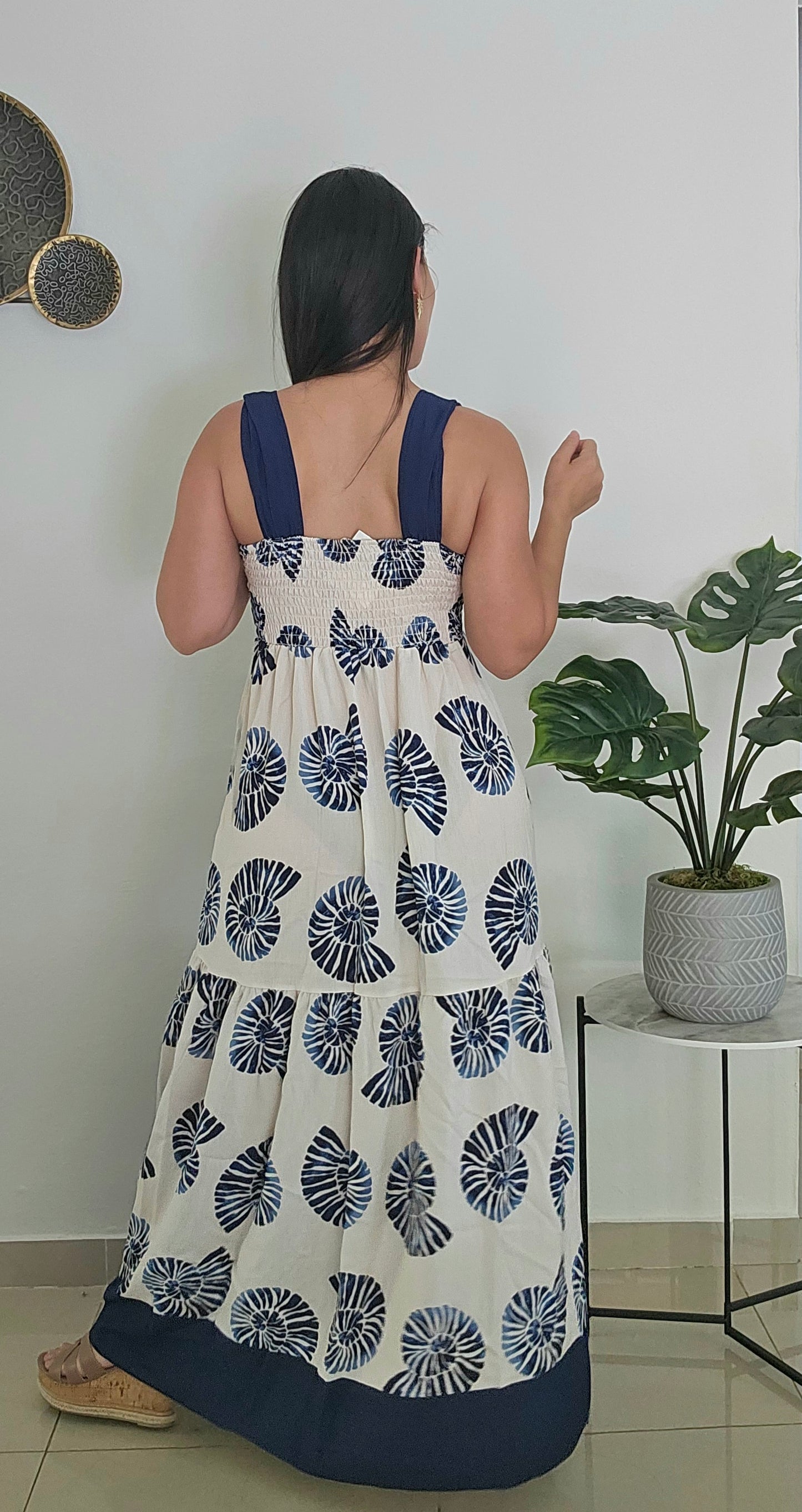 Sofy Snail Blue Dress