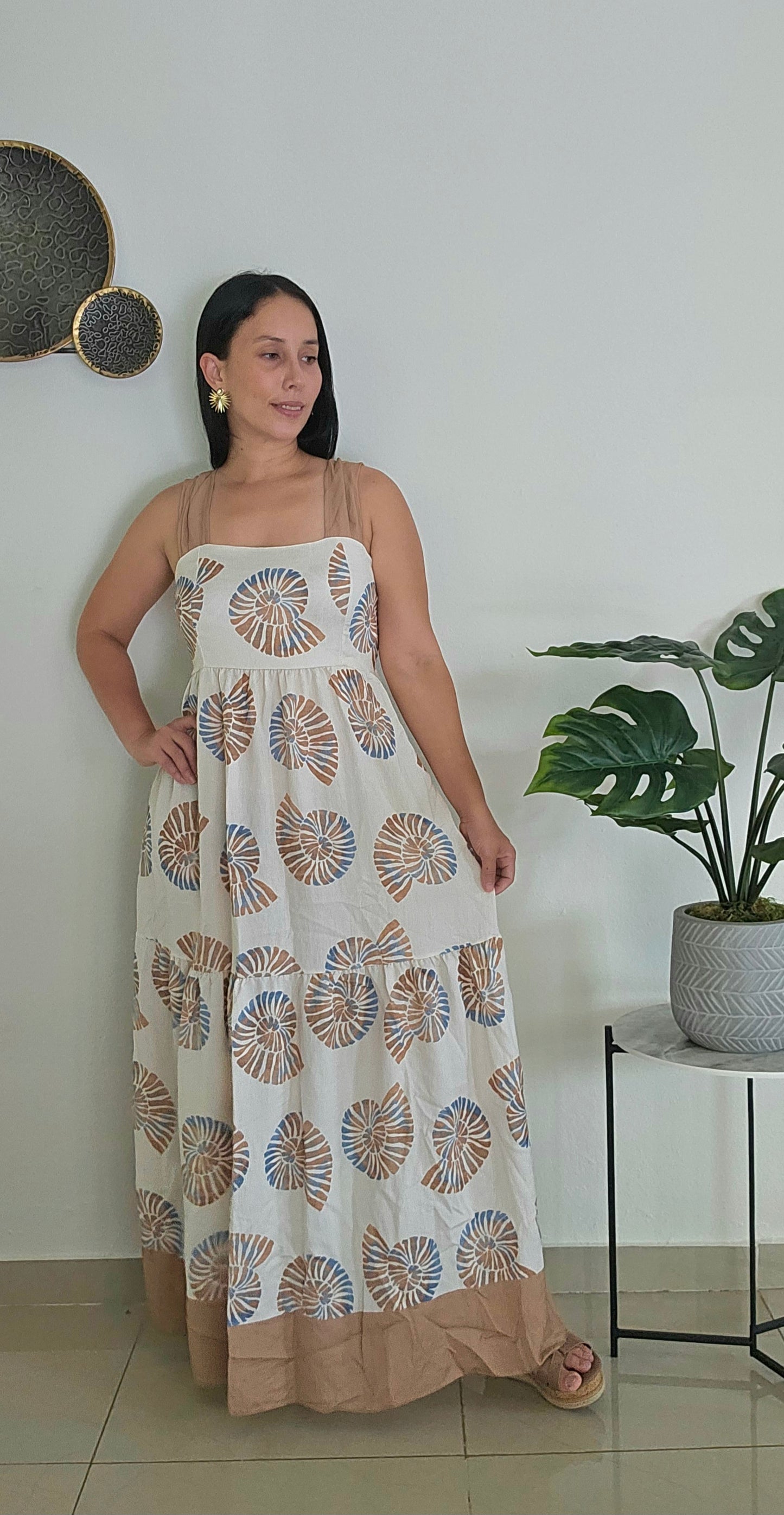 Sofy Maxi Snail Dress