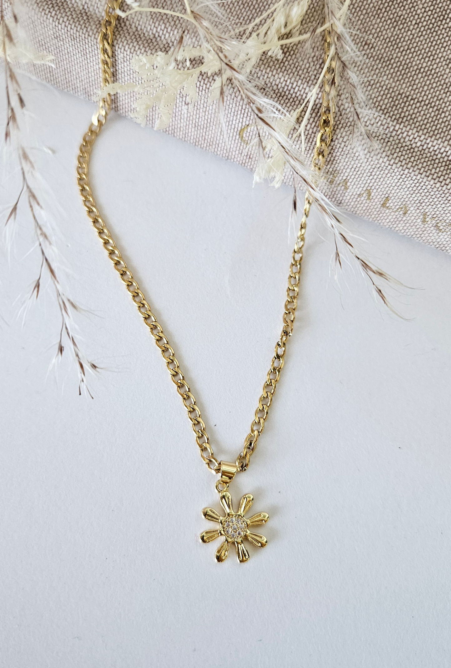 Floral Charm Necklace