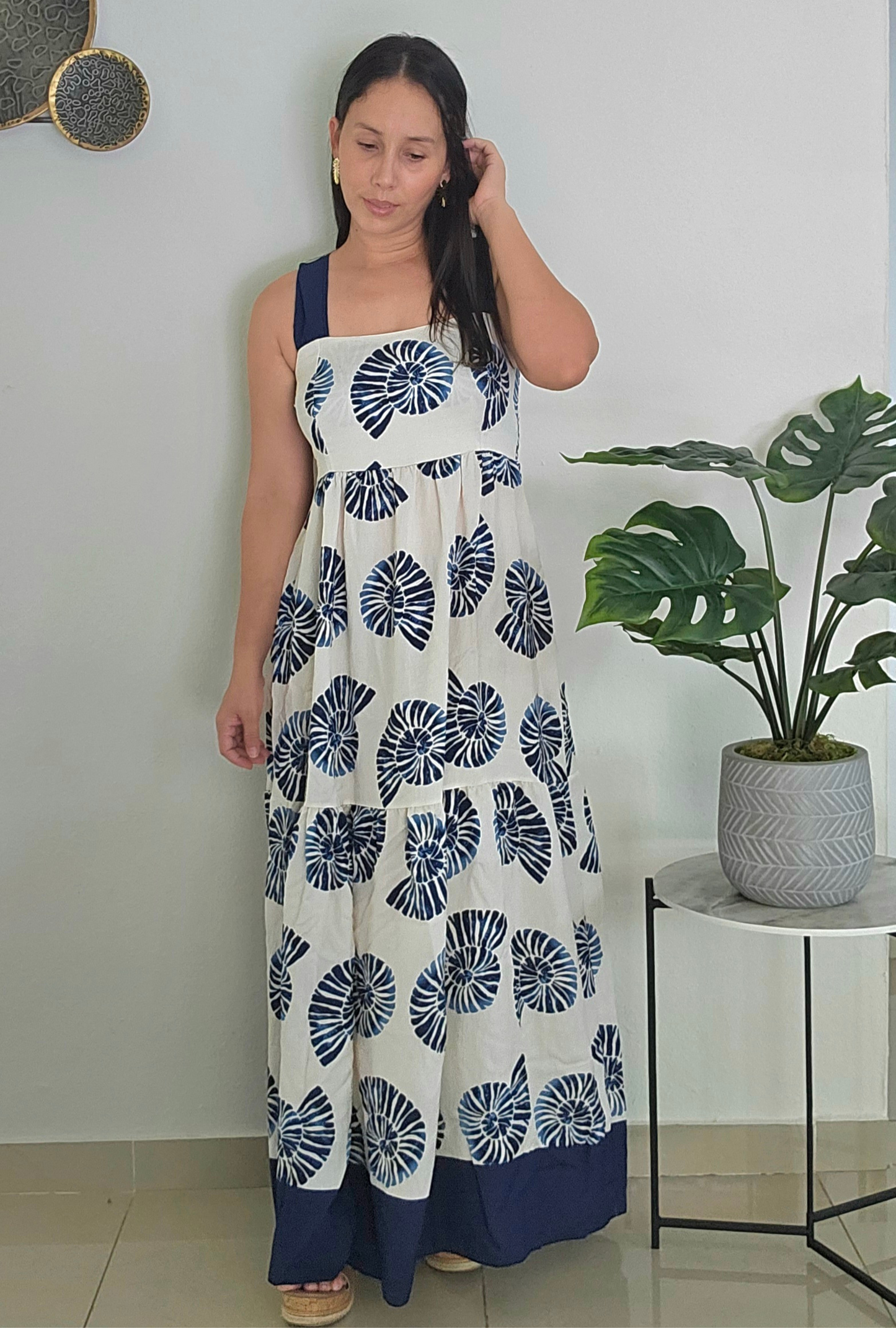 Sofy Snail Blue Dress