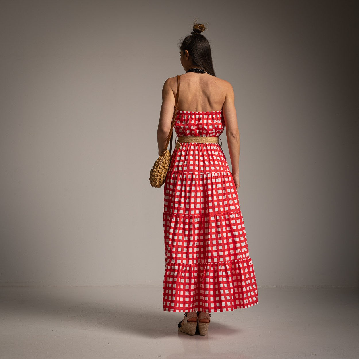 Red Strapless Dress